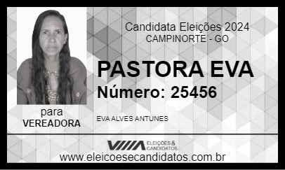 Candidato PASTORA EVA 2024 - CAMPINORTE - Eleições