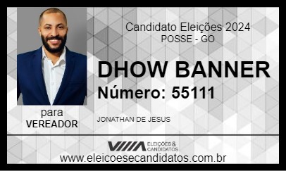 Candidato DHOW BANNER 2024 - POSSE - Eleições