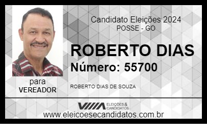 Candidato ROBERTO DIAS 2024 - POSSE - Eleições