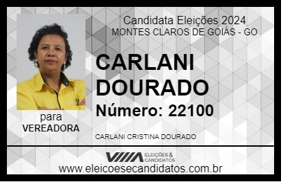 Candidato CARLANI DOURADO 2024 - MONTES CLAROS DE GOIÁS - Eleições