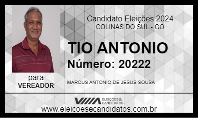 Candidato TIO ANTONIO 2024 - COLINAS DO SUL - Eleições