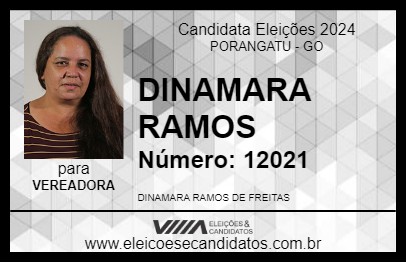 Candidato DINAMARA RAMOS 2024 - PORANGATU - Eleições