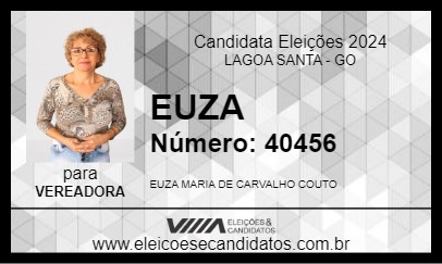 Candidato EUZA 2024 - LAGOA SANTA - Eleições