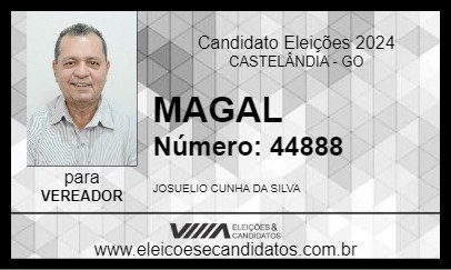 Candidato MAGAL  2024 - CASTELÂNDIA - Eleições