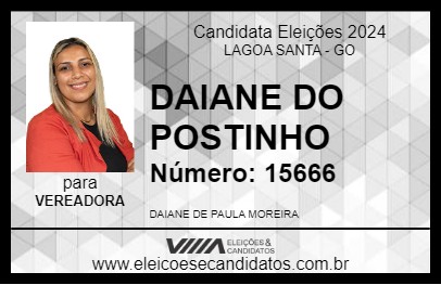 Candidato DAIANE 2024 - LAGOA SANTA - Eleições