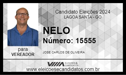 Candidato NELO 2024 - LAGOA SANTA - Eleições