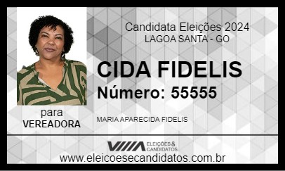 Candidato CIDA FIDELIS 2024 - LAGOA SANTA - Eleições