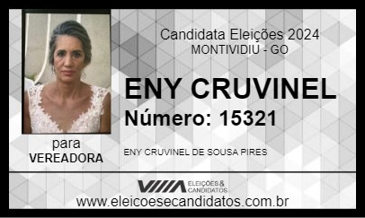 Candidato ENY CRUVINEL 2024 - MONTIVIDIU - Eleições