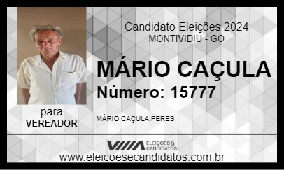 Candidato MÁRIO CAÇULA 2024 - MONTIVIDIU - Eleições