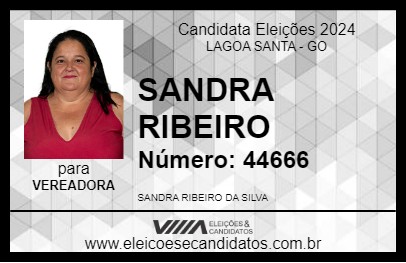 Candidato SANDRA RIBEIRO 2024 - LAGOA SANTA - Eleições