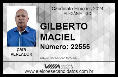 Candidato GILBERTO MACIEL 2024 - ALEXÂNIA - Eleições