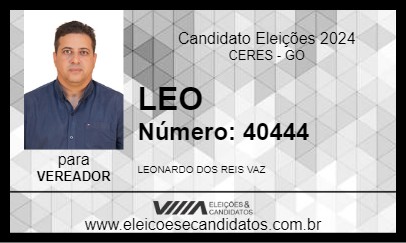 Candidato LEO 2024 - CERES - Eleições