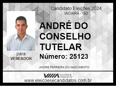 Candidato ANDRÉ DO CONSELHO TUTELAR 2024 - IACIARA - Eleições