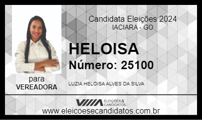 Candidato HELOISA 2024 - IACIARA - Eleições