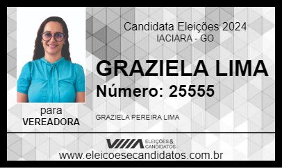 Candidato GRAZIELA LIMA 2024 - IACIARA - Eleições