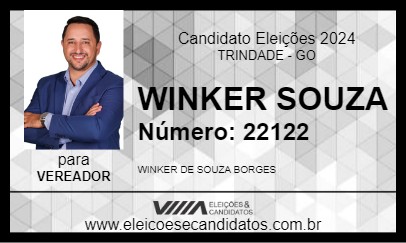 Candidato WINKER SOUZA 2024 - TRINDADE - Eleições