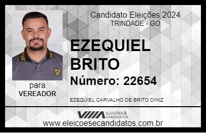 Candidato EZEQUIEL BRITO 2024 - TRINDADE - Eleições