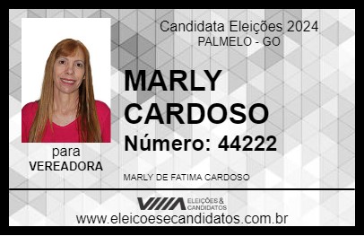 Candidato MARLY CARDOSO 2024 - PALMELO - Eleições