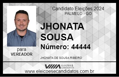 Candidato JHONATA SOUSA 2024 - PALMELO - Eleições