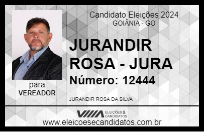 Candidato JURANDIR ROSA - JURA 2024 - GOIÂNIA - Eleições