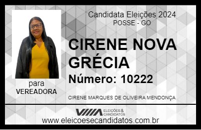 Candidato CIRENE NOVA GRÉCIA 2024 - POSSE - Eleições