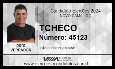 Candidato TCHEKO 2024 - NOVO GAMA - Eleições