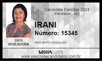 Candidato IRANI 2024 - PIRANHAS - Eleições