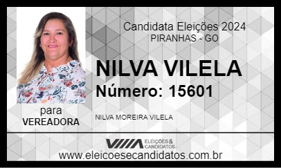 Candidato NILVA VILELA 2024 - PIRANHAS - Eleições