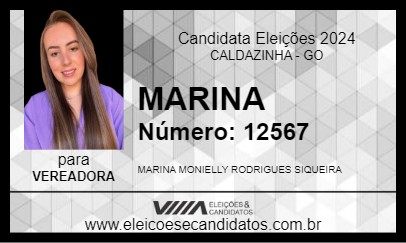 Candidato MARINA 2024 - CALDAZINHA - Eleições