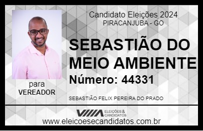 Candidato SEBASTIÃO FELIX 2024 - PIRACANJUBA - Eleições