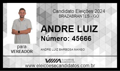 Candidato ANDRE LUIZ 2024 - BRAZABRANTES - Eleições