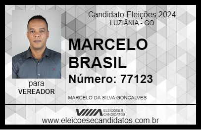 Candidato MARCELO BRASIL 2024 - LUZIÂNIA - Eleições