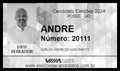 Candidato ANDRE 2024 - POSSE - Eleições