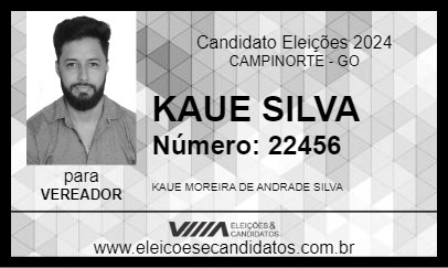 Candidato KAUE SILVA 2024 - CAMPINORTE - Eleições