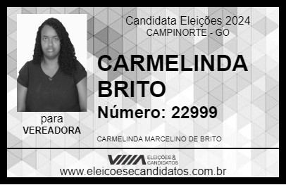 Candidato CARMELINDA BRITO 2024 - CAMPINORTE - Eleições