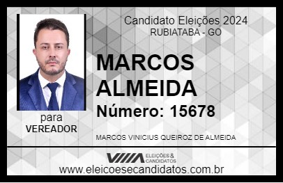 Candidato MARCUS ALMEIDA 2024 - RUBIATABA - Eleições