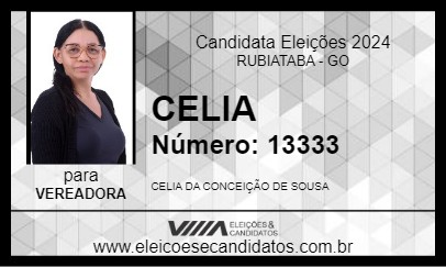 Candidato CELIA 2024 - RUBIATABA - Eleições