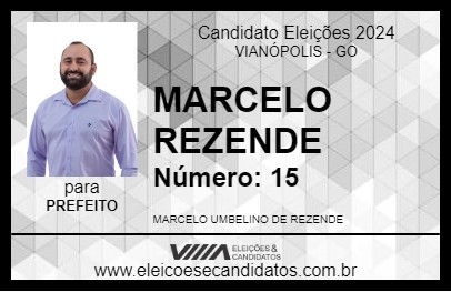 Candidato MARCELO REZENDE 2024 - VIANÓPOLIS - Eleições