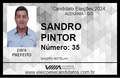 Candidato SANDRO PINTOR 2024 - ALEXÂNIA - Eleições