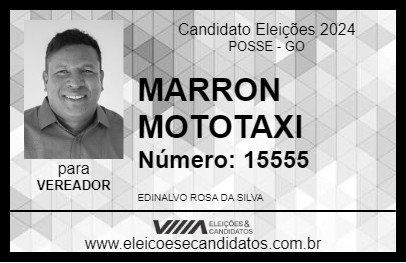 Candidato MARRON MOTOTAXI 2024 - POSSE - Eleições