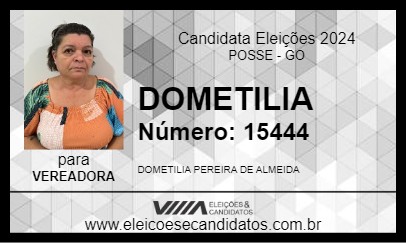 Candidato DOMETILIA 2024 - POSSE - Eleições