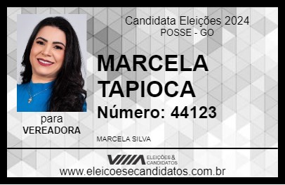 Candidato MARCELA TAPIOCA 2024 - POSSE - Eleições