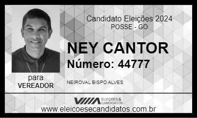 Candidato NEY CANTOR 2024 - POSSE - Eleições