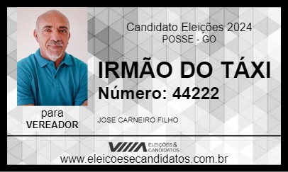 Candidato IRMÃO DO TÁXI 2024 - POSSE - Eleições