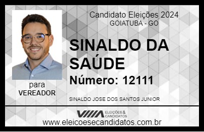 Candidato SINALDO DA SAÚDE 2024 - GOIATUBA - Eleições