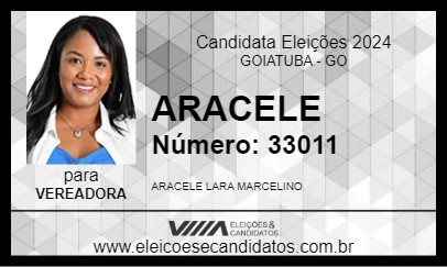 Candidato ARACELE 2024 - GOIATUBA - Eleições