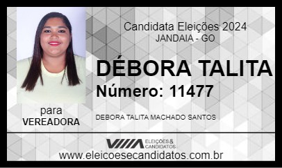 Candidato DÉBORA TALITA 2024 - JANDAIA - Eleições