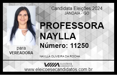 Candidato PROFESSORA NAYLLA 2024 - JANDAIA - Eleições