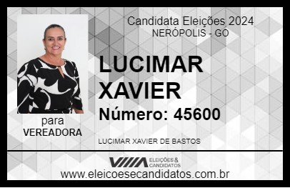 Candidato LUCIMAR XAVIER 2024 - NERÓPOLIS - Eleições