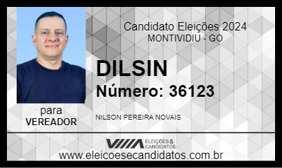 Candidato DILSIN 2024 - MONTIVIDIU - Eleições